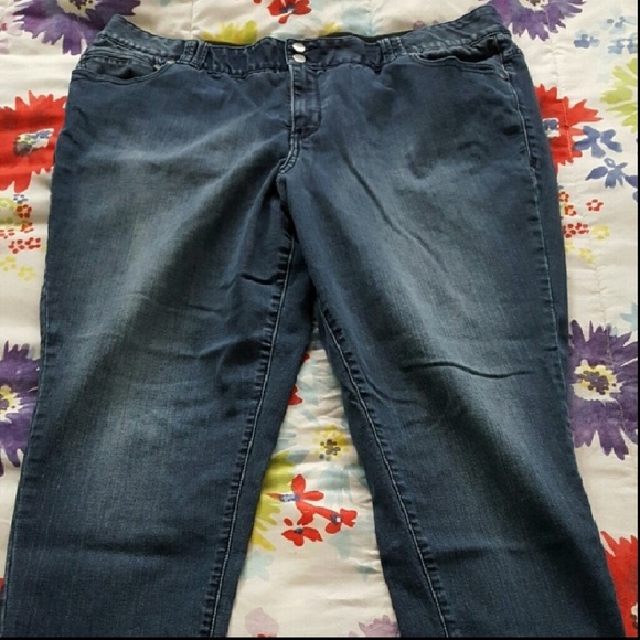 Woman's Skinny Jeans Size 24W - Picture 2 of 4